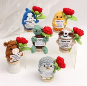 Crocheted Yarn Dolls